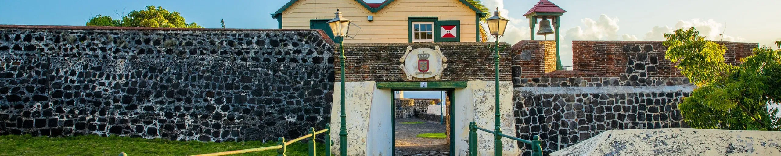 The gate of Fort Oranje, St. Eustatius